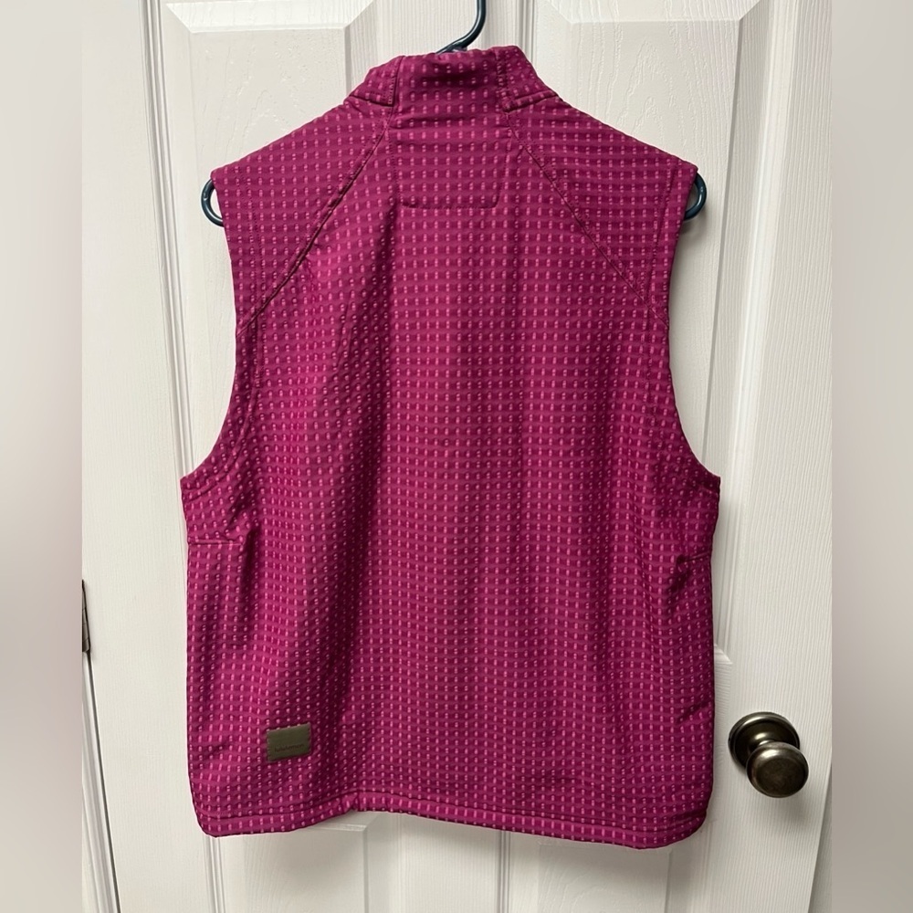 Lululemon Mens Water-Repellent Grid Fleece Hiking Vest - Small - Picture 4 of 7
